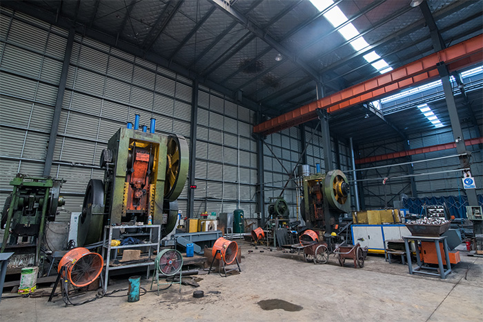 柳州网架配件-锥头加工车间